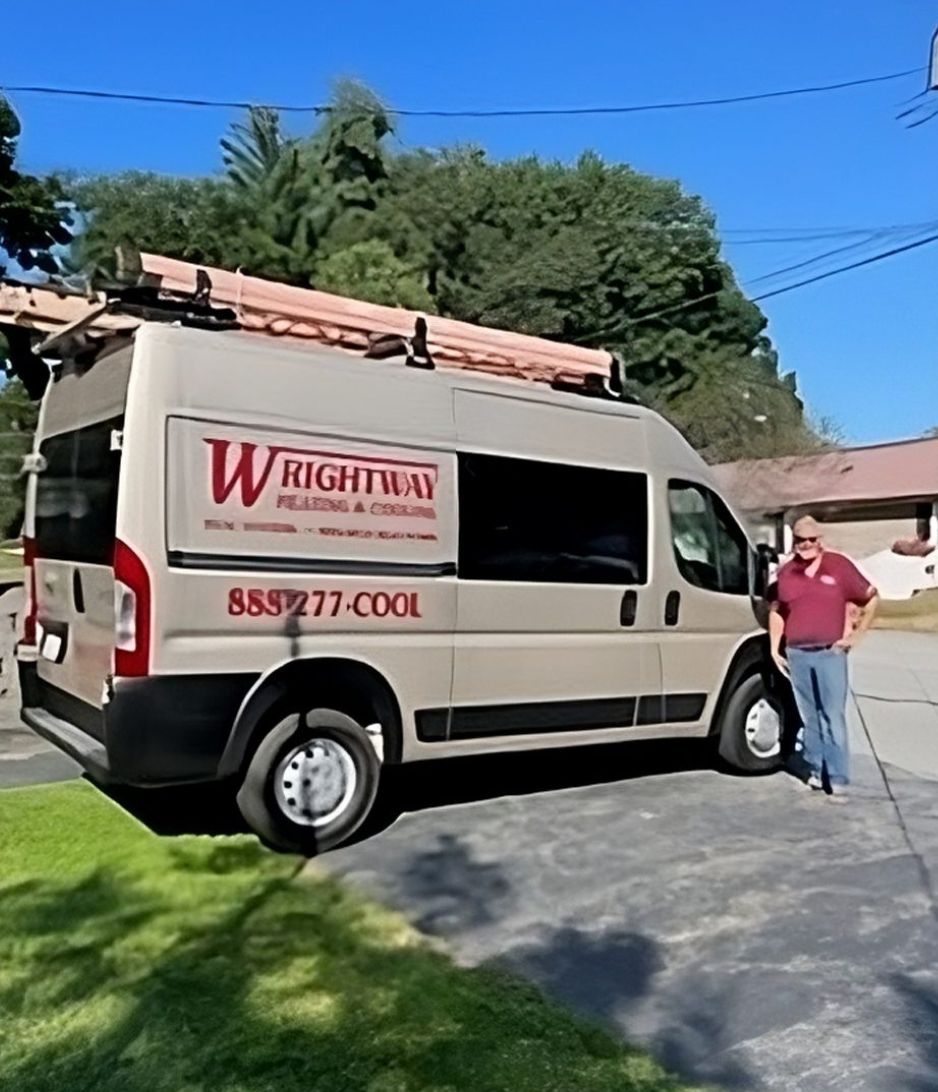 Wrightway Heating & Cooling service van